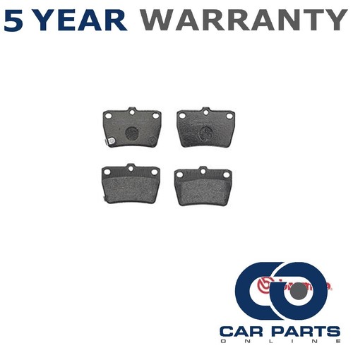 Brake pads set rear - brake, fits