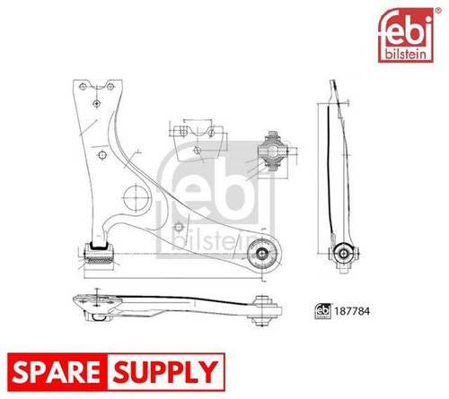 Control trailing arm wheel - arm,,