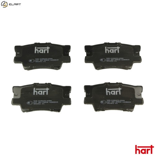 Brake pad set disc - pad, 227