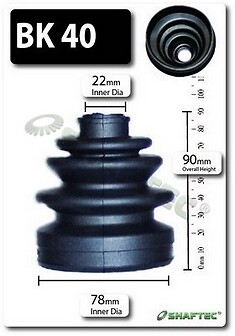 Shaftec rear outer boot - shaftec,