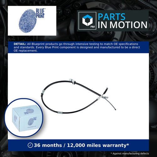 Handbrake cable fits - fits, toyota