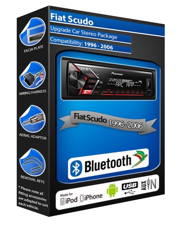 Fiat scudo car - car, radio