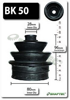Shaftec front outer boot - front,